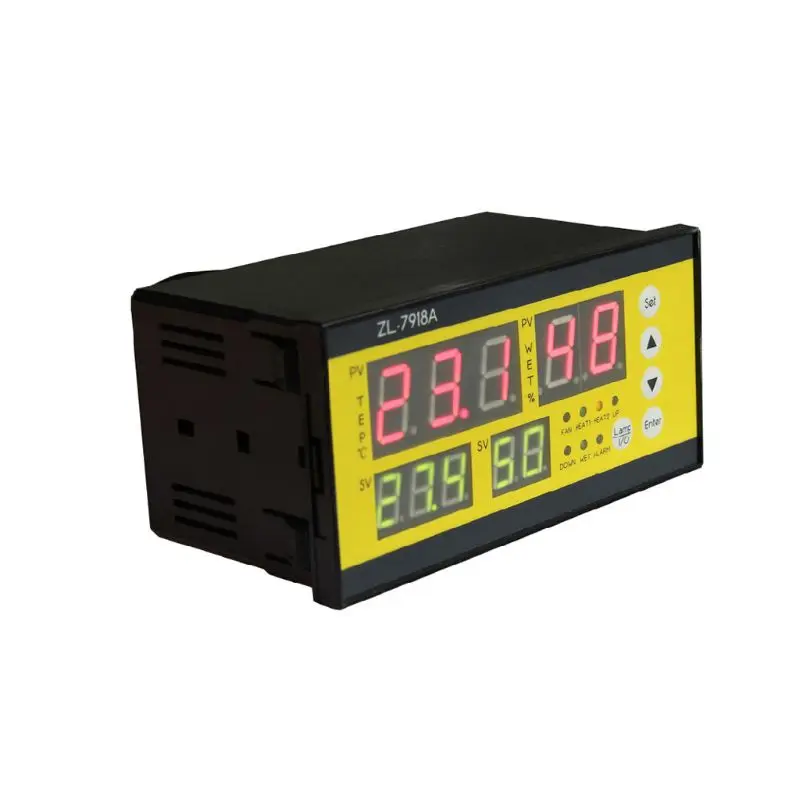 ZL-7918A Automatic Incubator Controller 100-240V LCD Tem Humidity Control XM 18 831F
ZL-7918A Automatic Incubator Controller 100-240V LCD Tem Humidity Control XM 18 831F