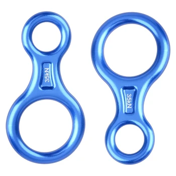 ABZB-35 KN Climbing Rescue 8 Word Ring Descender Rigging Plate Heavy Duty Large High Strength Rappel Device Equipment for Rappel
ABZB-35 KN Climbing Rescue 8 Word Ring Descender Rigging Plate Heavy Duty Large High Strength Rappel Device Equipment for Rappel