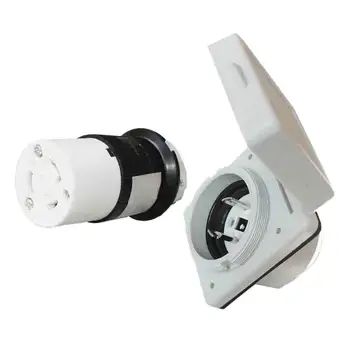 RV Power Twist Lock Plug Inlet 30Amp 125V 30a male Female Locking Connector cord kit
RV Power Twist Lock Plug Inlet 30Amp 125V 30a male Female Locking Connector cord kit