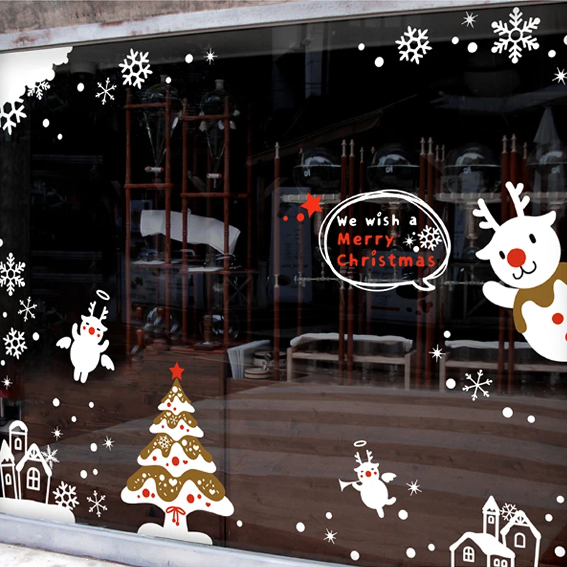 Large Christmas Sticker X mas Decal Posters Vinyl Wall Decals Decor Mural Glass Shop Window Home Decoration
Large Christmas Sticker X mas Decal Posters Vinyl Wall Decals Decor Mural Glass Shop Window Home Decoration