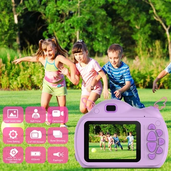 Digital Camera Original Camera Optical Mini Camera for Kids 2.4 inch Color Screen Video Camera 32GB TF Card Purple
Digital Camera Original Camera Optical Mini Camera for Kids 2.4 inch Color Screen Video Camera 32GB TF Card Purple
