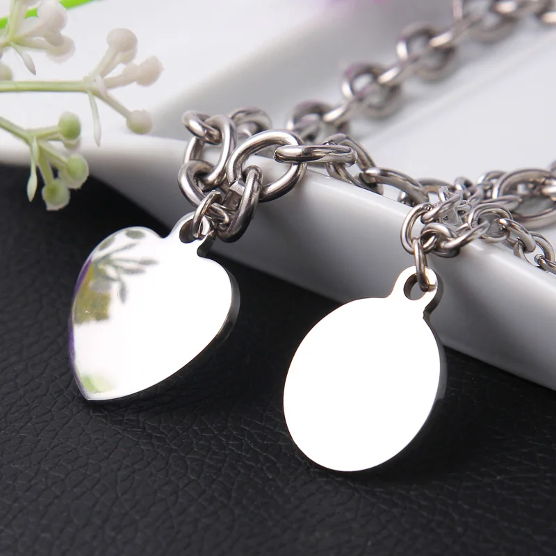stainless steel silver heart bracelet women silver chain on hand circle gifts for woman accessories original personalized friend
stainless steel silver heart bracelet women silver chain on hand circle gifts for woman accessories original personalized friend