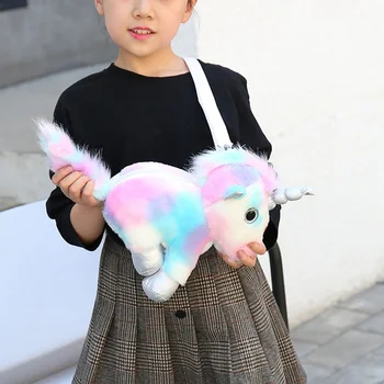Kids Unicorn Plush Bags Backpack Children Ice Cream Color Unicorn Toy Shoulder Bag Cartoon Animals Crossbody Messenger Bag
Kids Unicorn Plush Bags Backpack Children Ice Cream Color Unicorn Toy Shoulder Bag Cartoon Animals Crossbody Messenger Bag
