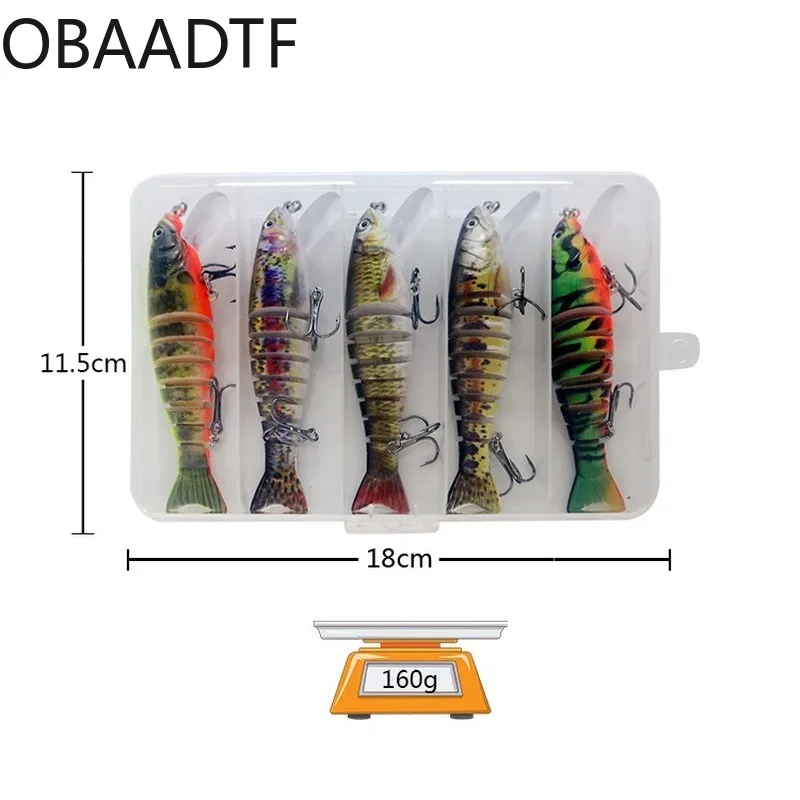 ASB lure bait multi-section fish UV heat-printed plastic bait plastic box packaging lure lure set mino lure lure 10.5cm/17.3g 
ASB lure bait multi-section fish UV heat-printed plastic bait plastic box packaging lure lure set mino lure lure 10.5cm/17.3g