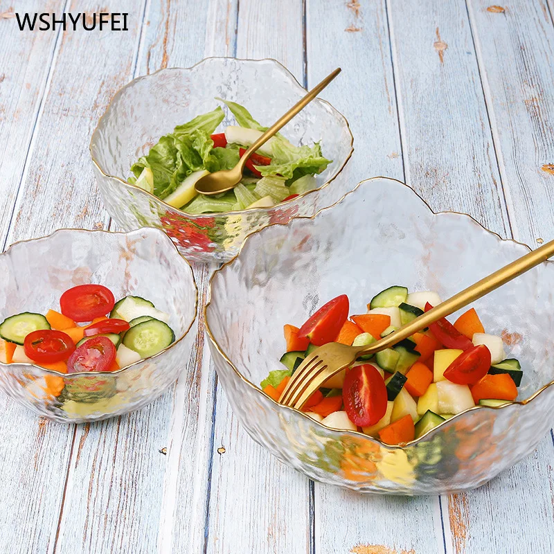 Direct selling new crystal glass plating rainbow salad bowl creative vegetable and fruit dessert bowl household tableware
Direct selling new crystal glass plating rainbow salad bowl creative vegetable and fruit dessert bowl household tableware