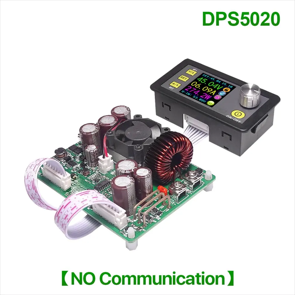 DPS5020 Constant Voltage Current Step-Down NO-Communication 50V 20A LCD Voltmeter Digital Power Supply Voltage Converter
DPS5020 Constant Voltage Current Step-Down NO-Communication 50V 20A LCD Voltmeter Digital Power Supply Voltage Converter