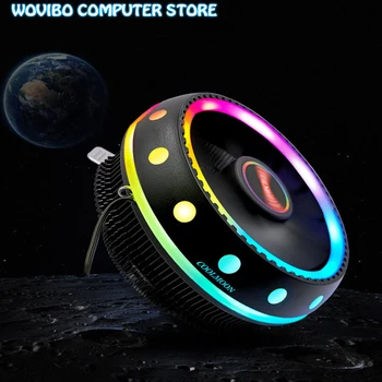 UFO Shape Computer CPU RGB Cooler For intel LGA 1150 1151 1155 1156 AMD AM2 AM3 AM3+ AM4 Cooler radiator Desktop heat sink
UFO Shape Computer CPU RGB Cooler For intel LGA 1150 1151 1155 1156 AMD AM2 AM3 AM3+ AM4 Cooler radiator Desktop heat sink