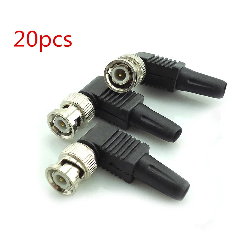 20Pcs wholesale Bnc Male Connector L 90degree Coaxial Cable Rg59 Cctv Accessories For Cctv Video audio Security System G16
20Pcs wholesale Bnc Male Connector L 90degree Coaxial Cable Rg59 Cctv Accessories For Cctv Video audio Security System G16