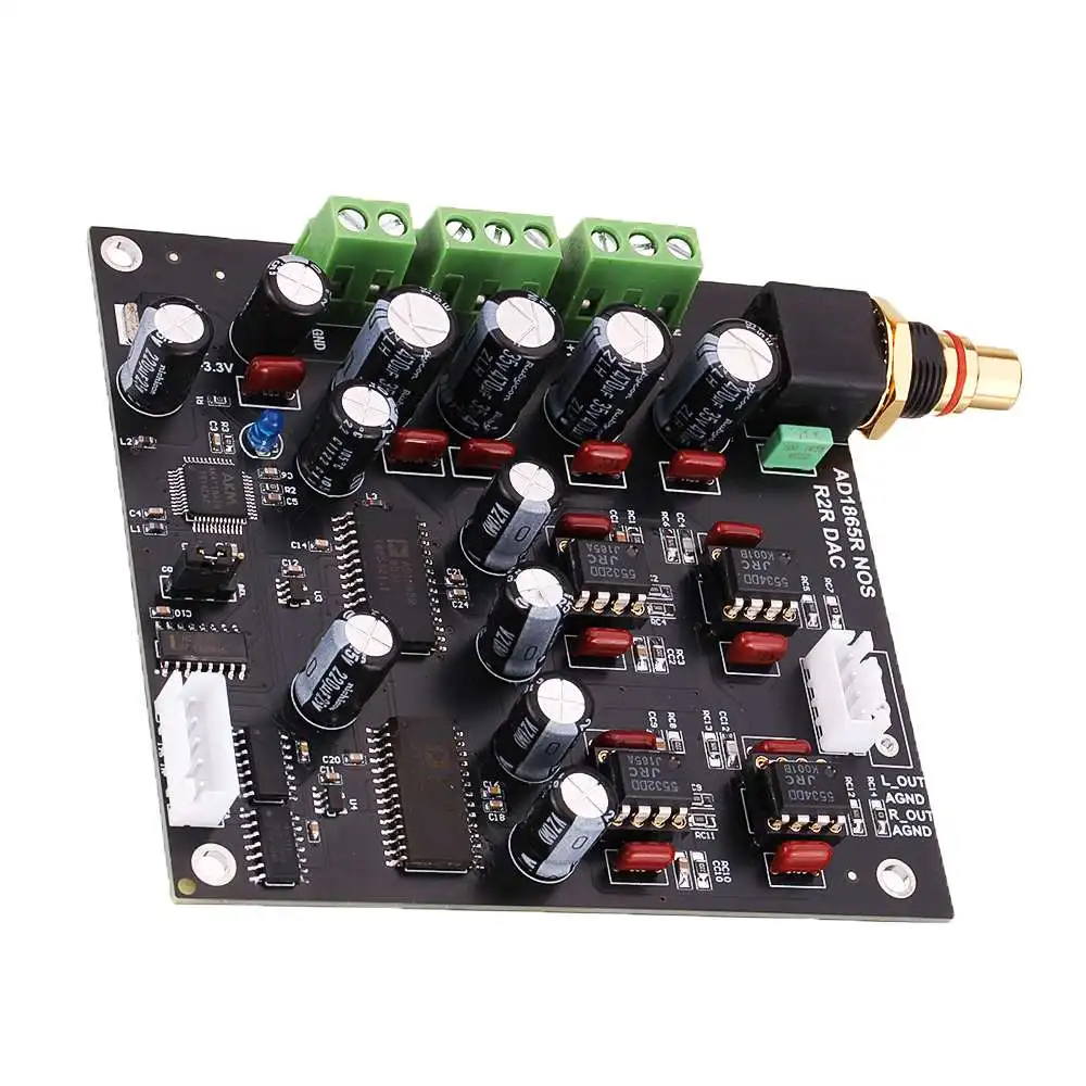 LEORY AD1865R R2R DAC Decoder Board NOS DAC Audio Decoding Board Equivalent to TDA1541 95*87mm
LEORY AD1865R R2R DAC Decoder Board NOS DAC Audio Decoding Board Equivalent to TDA1541 95*87mm