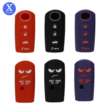 Xinyuexin Dont Touch My Key Silicone Car Key Cover For Mazda 3 5 6 8 CX5 CX7 CX9 M6 GT Remote Key Cover Car-styling 4 Buttons 
Xinyuexin Dont Touch My Key Silicone Car Key Cover For Mazda 3 5 6 8 CX5 CX7 CX9 M6 GT Remote Key Cover Car-styling 4 Buttons