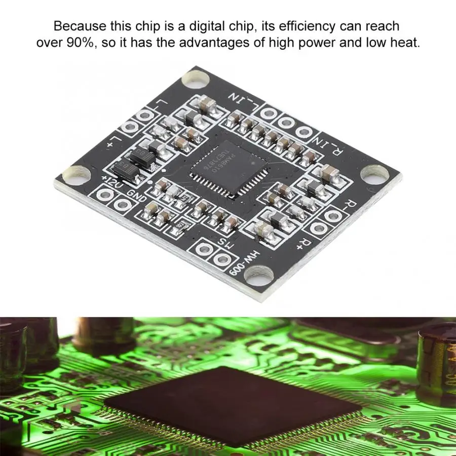 PAM8610 Dual Channel 12V Mini Digital Amplifier Board Power Amplifier Board 15W*2 New
PAM8610 Dual Channel 12V Mini Digital Amplifier Board Power Amplifier Board 15W*2 New