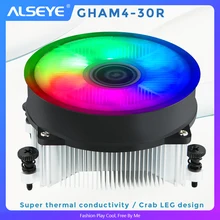 ALSEYE Heatsink CPU Cooler with 90mm 3pin Fan Single RGB 2400RPM for AMD AM4 Socket
ALSEYE Heatsink CPU Cooler with 90mm 3pin Fan Single RGB 2400RPM for AMD AM4 Socket
