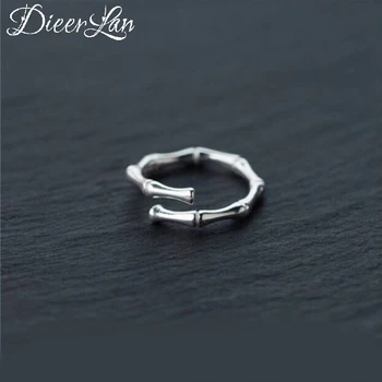DIEERLAN Bijoux Personality 925 Sterling Silver Bamboo Rings For Women Wedding Jewelry Adjustable Antique Finger Ring Anillos
DIEERLAN Bijoux Personality 925 Sterling Silver Bamboo Rings For Women Wedding Jewelry Adjustable Antique Finger Ring Anillos
