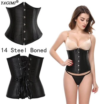 YAGIMI Women Gothic Corset Top Plus Size Body Shaper Steampunk Waist Trainer Underbust Cincher Sexy Bustier Top 6xl Shapewear
YAGIMI Women Gothic Corset Top Plus Size Body Shaper Steampunk Waist Trainer Underbust Cincher Sexy Bustier Top 6xl Shapewear