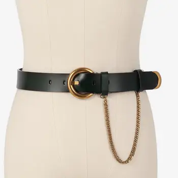 Men Women Imported High Quality Cowhide Alloy Buckle Two - Piece Genuine Leather Belts Designer Strap Chain Womens Belts
Men Women Imported High Quality Cowhide Alloy Buckle Two - Piece Genuine Leather Belts Designer Strap Chain Womens Belts