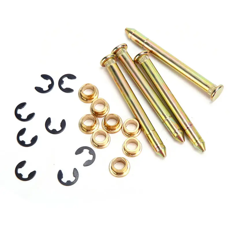 Door Pin Bushing Hinge Kit For Ford Bronco F150 F250 F350 Series Chrome Auto