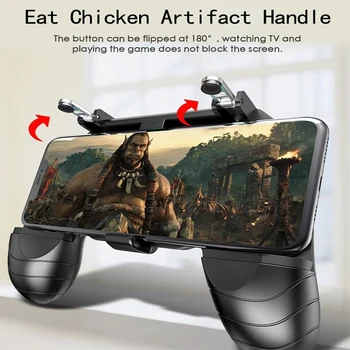NEW W18 Smart Phone Mobile Gamepad Gaming Trigger For PUBG Fire Button Aim Key Shooter Handle Grip Controller Game Pad Joystick
NEW W18 Smart Phone Mobile Gamepad Gaming Trigger For PUBG Fire Button Aim Key Shooter Handle Grip Controller Game Pad Joystick