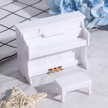 1:12 Wooden Grand Piano With Stool Model Play Toys Accessories Dollhouse Miniature White Exquisite For Dollhouse Decals
1:12 Wooden Grand Piano With Stool Model Play Toys Accessories Dollhouse Miniature White Exquisite For Dollhouse Decals
