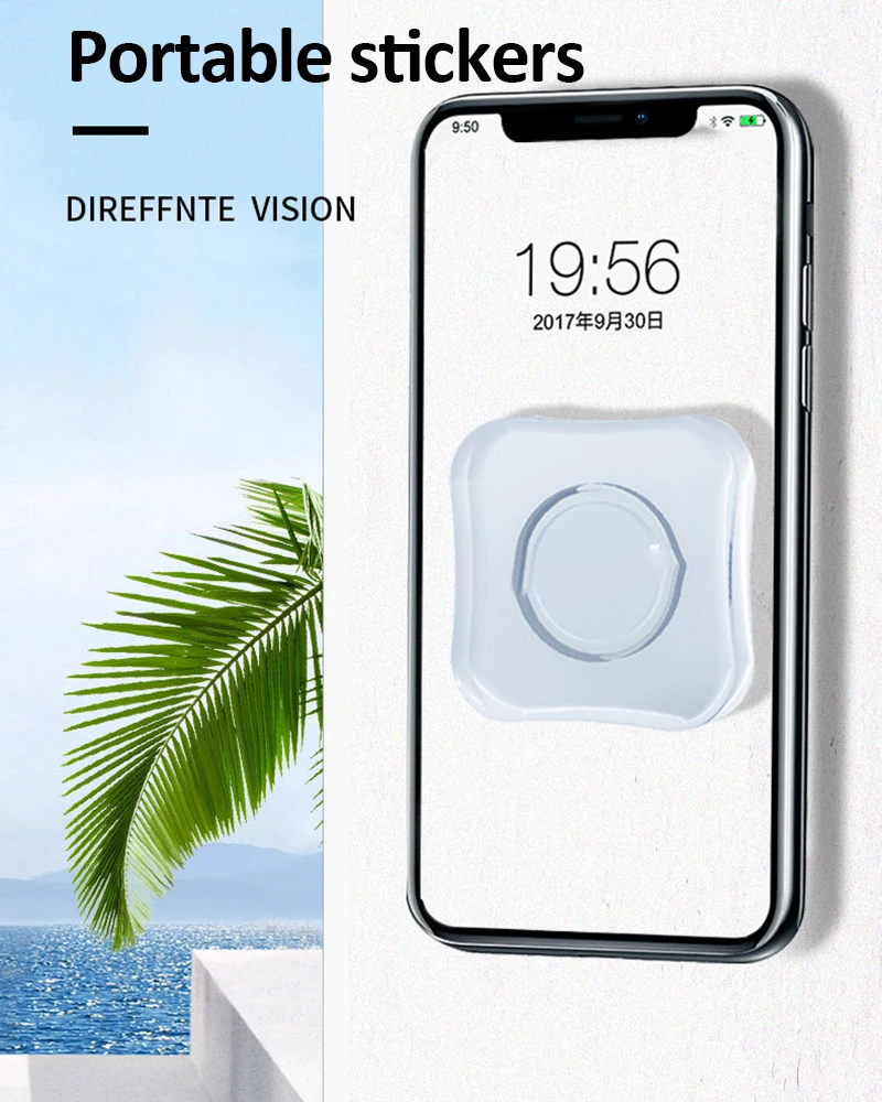 Magic Mobile Holder Sticker Nano Fast Paste Universal Desktop Car Gel Pad For IPhone Samsung Anti-Slip Gripping | Мобильные телефоны