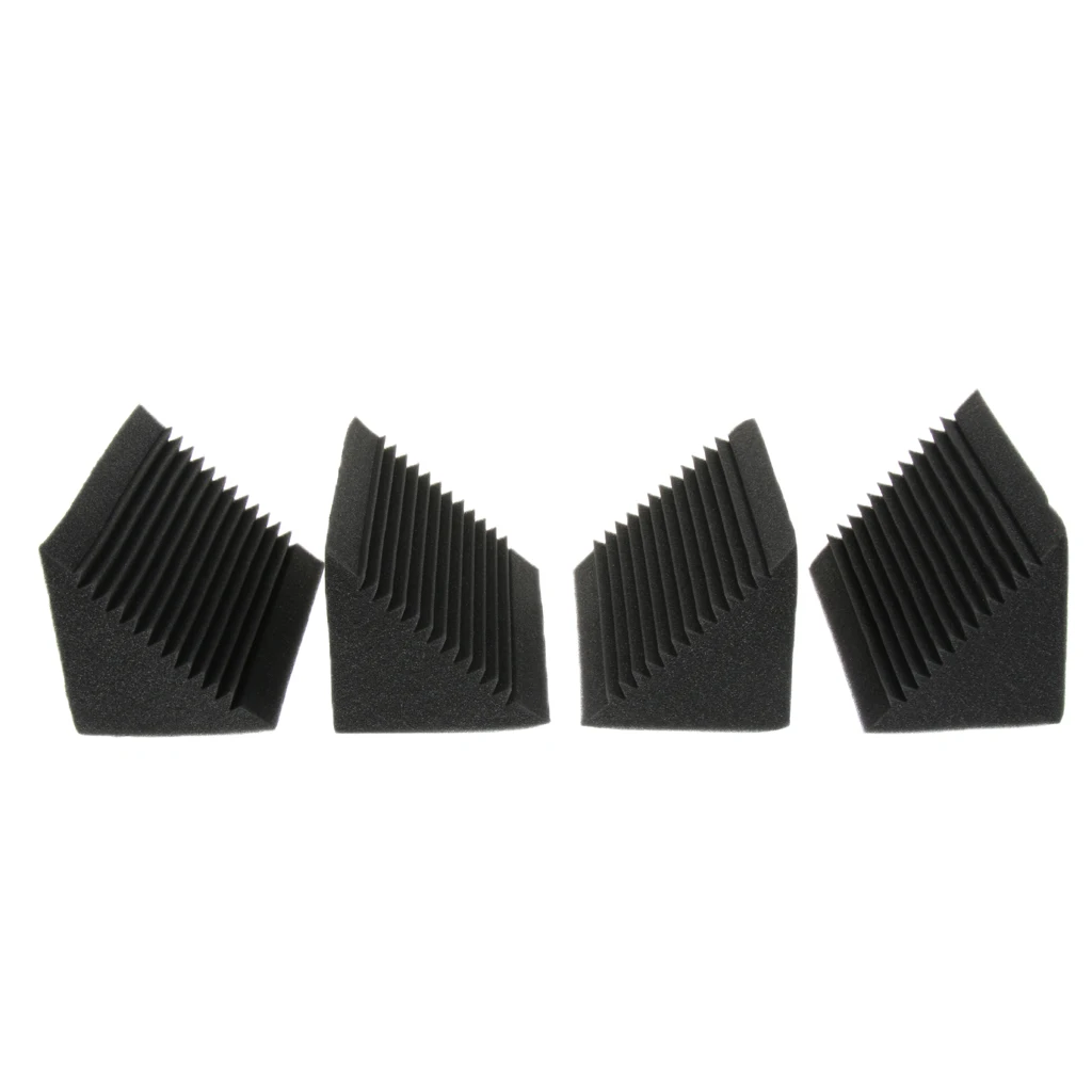 Durable 4pcs Studio Acoustic Foam Panels Sound Absorption Heat Insulation Low Frequency Black 12 x 12 x 24cm
Durable 4pcs Studio Acoustic Foam Panels Sound Absorption Heat Insulation Low Frequency Black 12 x 12 x 24cm