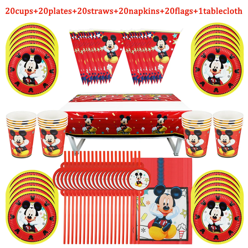 Disney Cartoon Mickey Mouse Theme Birthday Disposable Tableware Decorative Balloon Baby Shower Event Party Toys Supplies
Disney Cartoon Mickey Mouse Theme Birthday Disposable Tableware Decorative Balloon Baby Shower Event Party Toys Supplies
