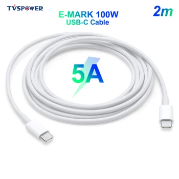100W USB Type C Fast Charging Cable Cord E-mark Chip DC Power Adapter Connector Converter for Macbook Lenovo Asus Laptop Charger
100W USB Type C Fast Charging Cable Cord E-mark Chip DC Power Adapter Connector Converter for Macbook Lenovo Asus Laptop Charger