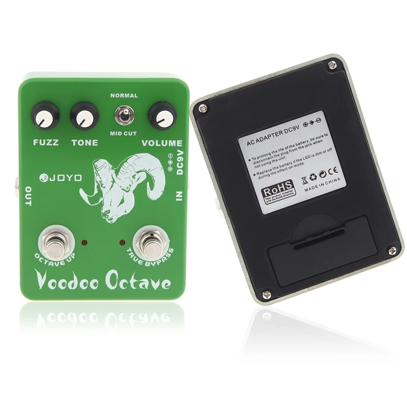 JOYO Voodoo Octave Fuzz Effect Guitar Pedal Electric Bass Dynamic Compression Effects True Bypass Musical Guitar Accessory
JOYO Voodoo Octave Fuzz Effect Guitar Pedal Electric Bass Dynamic Compression Effects True Bypass Musical Guitar Accessory