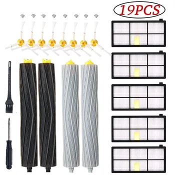 19PCS Vacuum Cleaner Accessories Side Brush + HEPA Filter + Roller Brush for iRobot Roomba 800 860 870 880 890 900 960 980 Parts
19PCS Vacuum Cleaner Accessories Side Brush + HEPA Filter + Roller Brush for iRobot Roomba 800 860 870 880 890 900 960 980 Parts