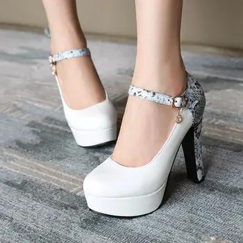 2020New Snake Autumn Women Mary Jane Shoes White Pumps Platform Heels Talon Femme Pompes Sapatos Feminino Office Ladies Footwear
2020New Snake Autumn Women Mary Jane Shoes White Pumps Platform Heels Talon Femme Pompes Sapatos Feminino Office Ladies Footwear