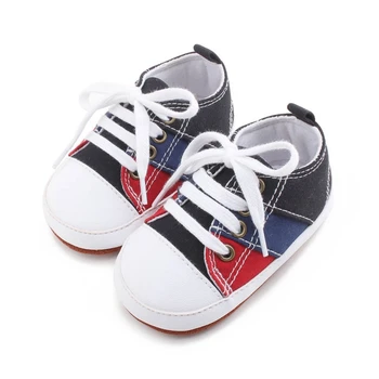 Spring Autumn Baby Girls Boys Lace-up Patchwork Anti-Slip Shoes Sneakers Toddler Soft Soled First Walkerss nuw 
Spring Autumn Baby Girls Boys Lace-up Patchwork Anti-Slip Shoes Sneakers Toddler Soft Soled First Walkerss nuw