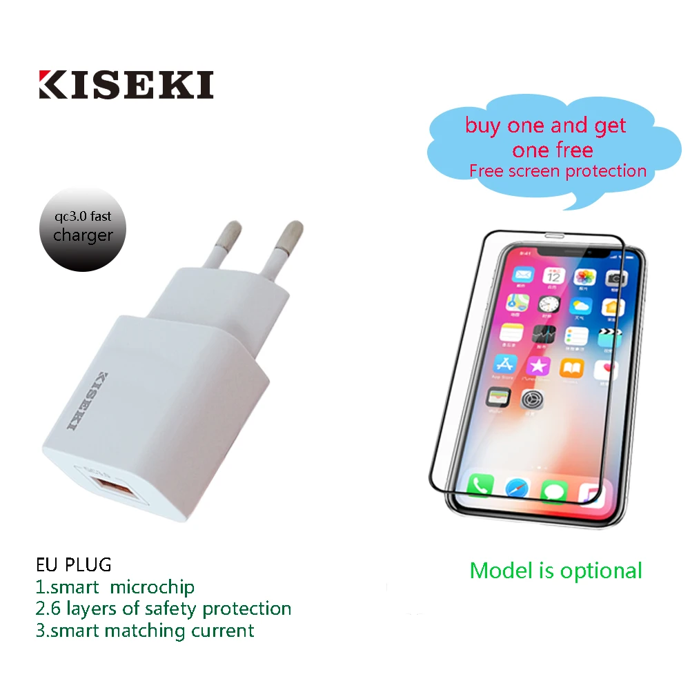 Quick Charge QC3.0 USB US EU Fast Charger Universal mobile phone charger Wall USB Charger Adapter
Quick Charge QC3.0 USB US EU Fast Charger Universal mobile phone charger Wall USB Charger Adapter