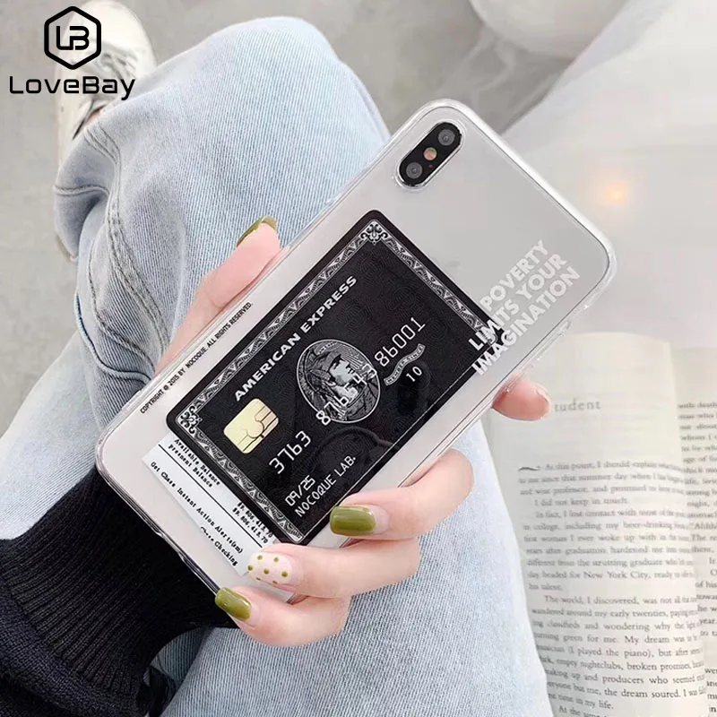 Lovebay Transparent Express Card Phone Case For iPhone 11 Pro Max X XR Xs Max Soft TPU Silicone Cover For iPhone 6 6s 7 8 Plus
Lovebay Transparent Express Card Phone Case For iPhone 11 Pro Max X XR Xs Max Soft TPU Silicone Cover For iPhone 6 6s 7 8 Plus