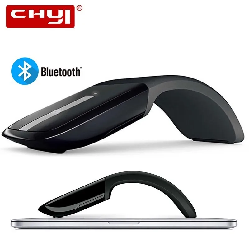 CHYI Bluetooth Foldable Wireless Mouse Folding Arc Touch Mouse 1200DPI Optical Computer Bluetooth Mause for Microsoft PC Laptop
CHYI Bluetooth Foldable Wireless Mouse Folding Arc Touch Mouse 1200DPI Optical Computer Bluetooth Mause for Microsoft PC Laptop