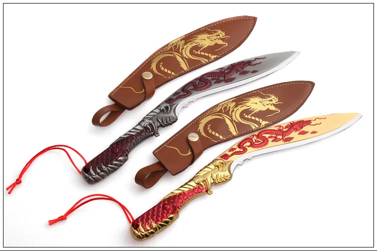 CF Dragon Slay Nepal Saber Weapon Model Large Weapon Unedged Karambit Hunting Knife
CF Dragon Slay Nepal Saber Weapon Model Large Weapon Unedged Karambit Hunting Knife