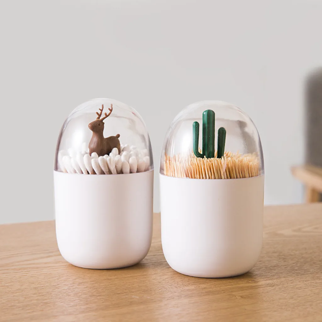 Creative Cotton Swab Box Cute Dustproof Cotton Swab Bud Holder Dispenser Organizer Storage Box Exotic Toothpick Dispenser
Creative Cotton Swab Box Cute Dustproof Cotton Swab Bud Holder Dispenser Organizer Storage Box Exotic Toothpick Dispenser