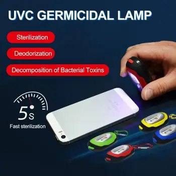 UVC Disinfection Light Mini Portable Germicidal Light Handheld Sterilize UV Home Outdoor Travel
UVC Disinfection Light Mini Portable Germicidal Light Handheld Sterilize UV Home Outdoor Travel