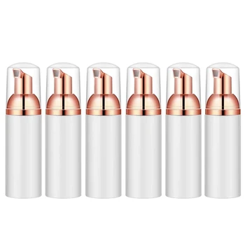 50ML/1.7Oz Foam Bottle with Gold Pump, 6Pcs, Empty Travel Foaming Dispensers for Soap, Shampoo, Rose Gold+White
50ML/1.7Oz Foam Bottle with Gold Pump, 6Pcs, Empty Travel Foaming Dispensers for Soap, Shampoo, Rose Gold+White