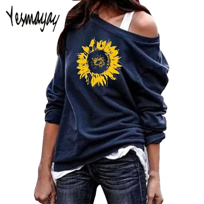 Sweatshirt Women Hoodies Long-Sleeve Tops Plus Size 5XL Sunflower Print O-neck Pullover Women Sweatshirts Shirt Streetwear 2019
Sweatshirt Women Hoodies Long-Sleeve Tops Plus Size 5XL Sunflower Print O-neck Pullover Women Sweatshirts Shirt Streetwear 2019