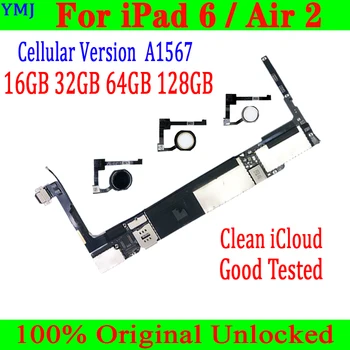 Free icloud For iPad 6 Air 2 Motherboard with wiuthout touch id Original unlocked for Ipad 6 Mainboard A1567 Cellular SIM 3G
Free icloud For iPad 6 Air 2 Motherboard with wiuthout touch id Original unlocked for Ipad 6 Mainboard A1567 Cellular SIM 3G