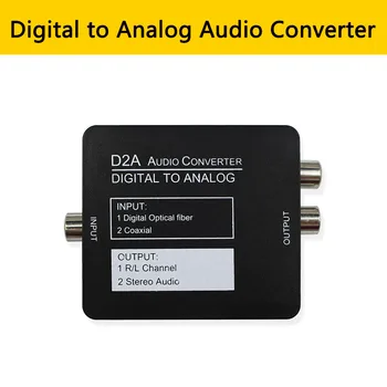 Digital to Analog Audio Converter 3.5MM Jack 2*RCA Amplifier Decoder Optical Toslink SPDIF Coaxial Stereo Adapter
Digital to Analog Audio Converter 3.5MM Jack 2*RCA Amplifier Decoder Optical Toslink SPDIF Coaxial Stereo Adapter