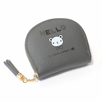Women Wallets Coin Bear Faux Leather Purse Tassel Pendant Card Package Holders Key Case Clutch Lady PU 
Women Wallets Coin Bear Faux Leather Purse Tassel Pendant Card Package Holders Key Case Clutch Lady PU
