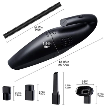 Handheld Vacuum Cleaner,Cordless Vacuum Cleaner Rechargeable Lightweight 120W 12V Powerful Suction Wet Dry Vacuum For Home,Car C
Handheld Vacuum Cleaner,Cordless Vacuum Cleaner Rechargeable Lightweight 120W 12V Powerful Suction Wet Dry Vacuum For Home,Car C