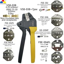 VSB-03B High-quality Crimping Pliers 7 Jaws Kit High Precision Terminal Crimp Self-adjusting Tools Terminal Crimping
VSB-03B High-quality Crimping Pliers 7 Jaws Kit High Precision Terminal Crimp Self-adjusting Tools Terminal Crimping