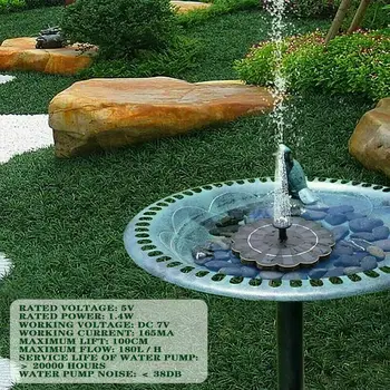 Mini Solar Fountain Pump Solar Powered Water Fountain Garden Fountain Floating Water Solar Waterfall Pool Pond Garden Decoration
Mini Solar Fountain Pump Solar Powered Water Fountain Garden Fountain Floating Water Solar Waterfall Pool Pond Garden Decoration
