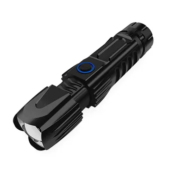 Multifunction LED Flashlight USB Rechargeable Zoomable Torch Light Power Display Safety Hammer for Outdoor Camping Fishing ZJ55
Multifunction LED Flashlight USB Rechargeable Zoomable Torch Light Power Display Safety Hammer for Outdoor Camping Fishing ZJ55