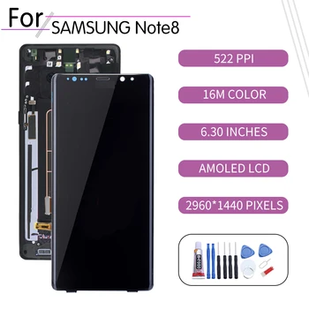 ORIGINAL For SAMSUNG Galaxy Note 8 LCD Touch Screen Digitizer Assembly For Samsung Note8 Display with Frame Replacement SM-N950
ORIGINAL For SAMSUNG Galaxy Note 8 LCD Touch Screen Digitizer Assembly For Samsung Note8 Display with Frame Replacement SM-N950