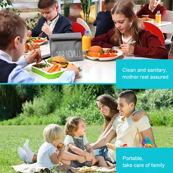 Portable Solar Cutlery Disinfection Stainless Steel Spoon Chopsticks Dinnerware Set Knife Fork Sterilization Box Cleaning Tool
Portable Solar Cutlery Disinfection Stainless Steel Spoon Chopsticks Dinnerware Set Knife Fork Sterilization Box Cleaning Tool