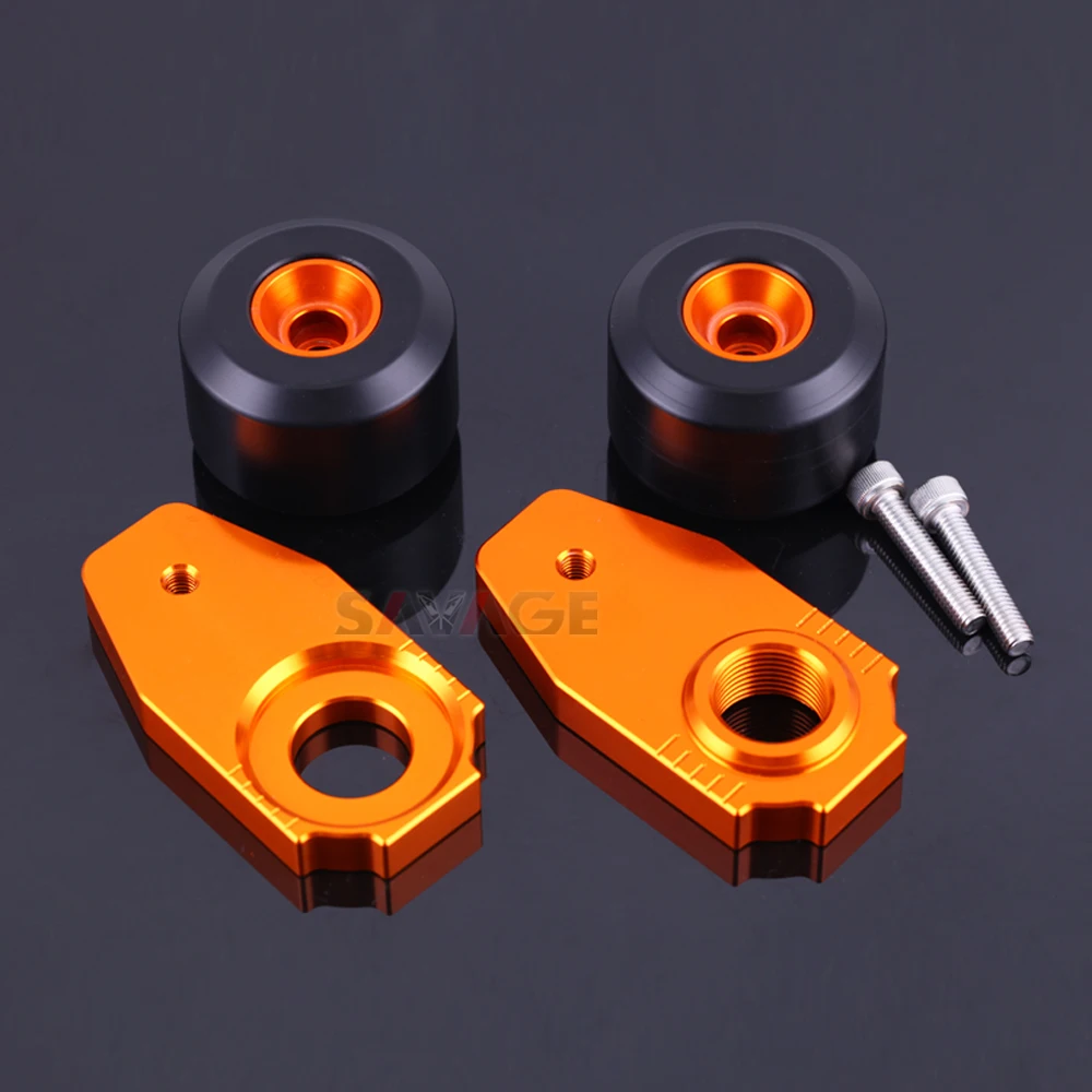 S Chain adjuster Swingarm Slider Rear Wheel Protector (5)