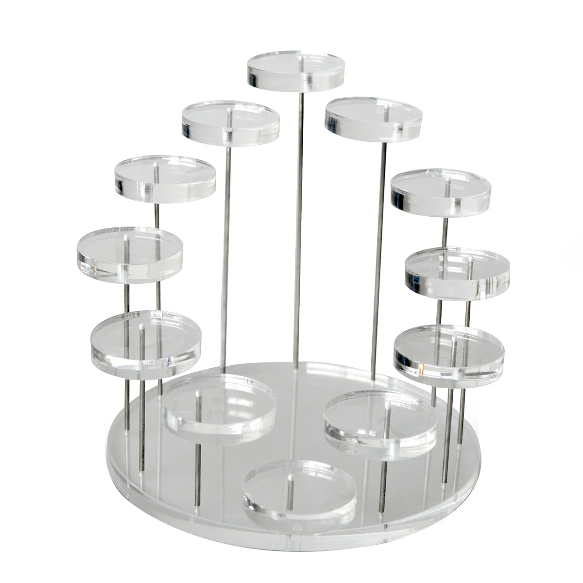 AA Round Cake Stand Acrylic Jewelry Rack Food Display Stand for Fruit Dessert Snack, Black/Clear
AA Round Cake Stand Acrylic Jewelry Rack Food Display Stand for Fruit Dessert Snack, Black/Clear