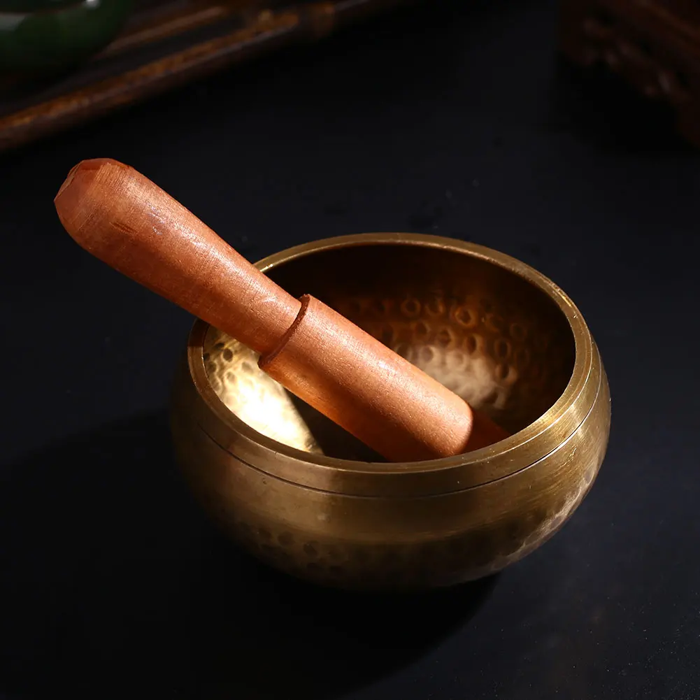 Buddhism Copper Singing Bowl Handmade Yoga Meditation Buddha Sound Bowl 9.5CM
Buddhism Copper Singing Bowl Handmade Yoga Meditation Buddha Sound Bowl 9.5CM